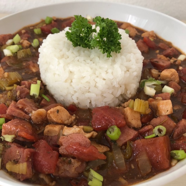 Chicken-Sausage Gumbo: With a Homemade Creole Seasoning Blend!