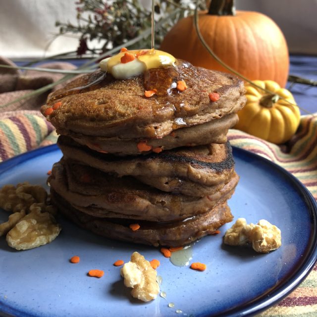 Welcome to #Choctoberfest and Paleo Pumpkin Pancakes!