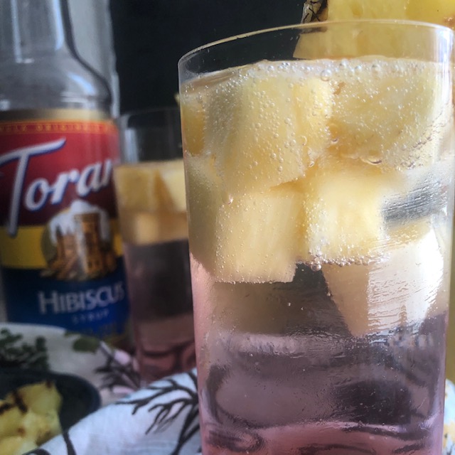 Grilled Pineapple Hibiscus Coolers
