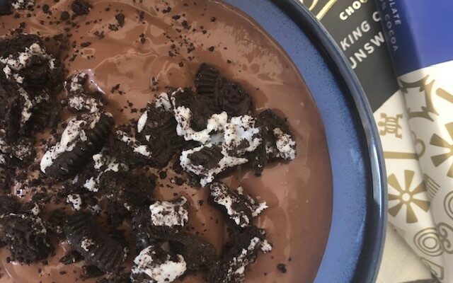 Vegan Gluten Free Oreo Chocolate Pudding