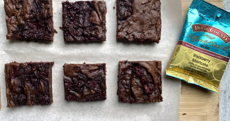 Gluten Free Blackberry Mocha Brownies – #SpringSweetsWeek