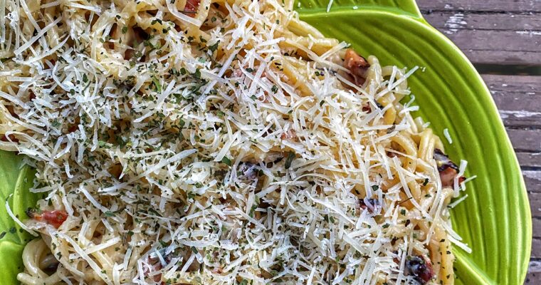 Traditional Italian Carbonara – Gluten Free